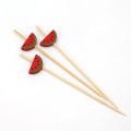 Food grade wholesale environmental protection natural skewers stick bamboo fruit picks